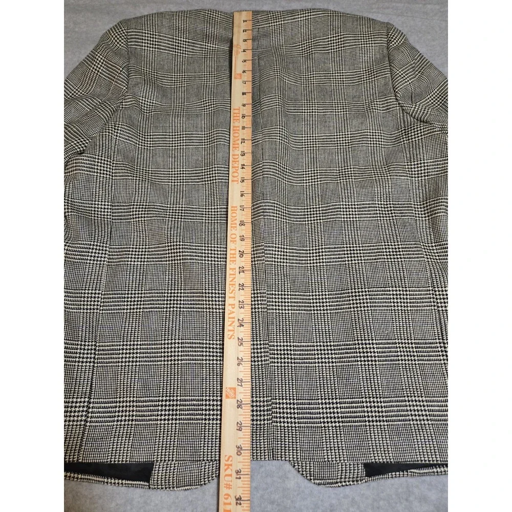 Custom Joseph Scafidi Cleveland Bespoke Blazer Sport Coat Glen Plaid Wool Read